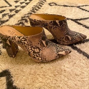 Snake Skin Heels